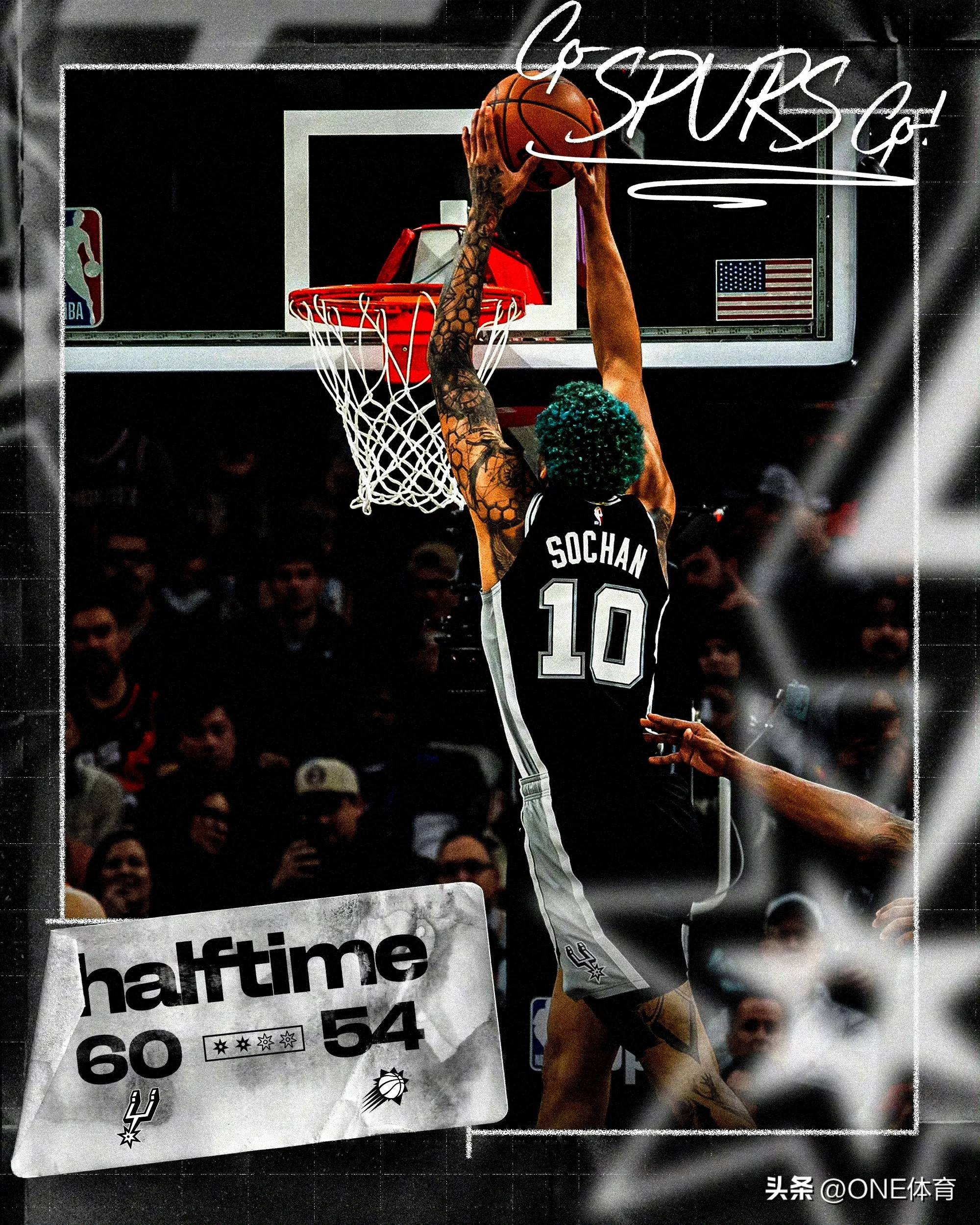 关于马刺双塔统治内线，登顶西部领先的信息