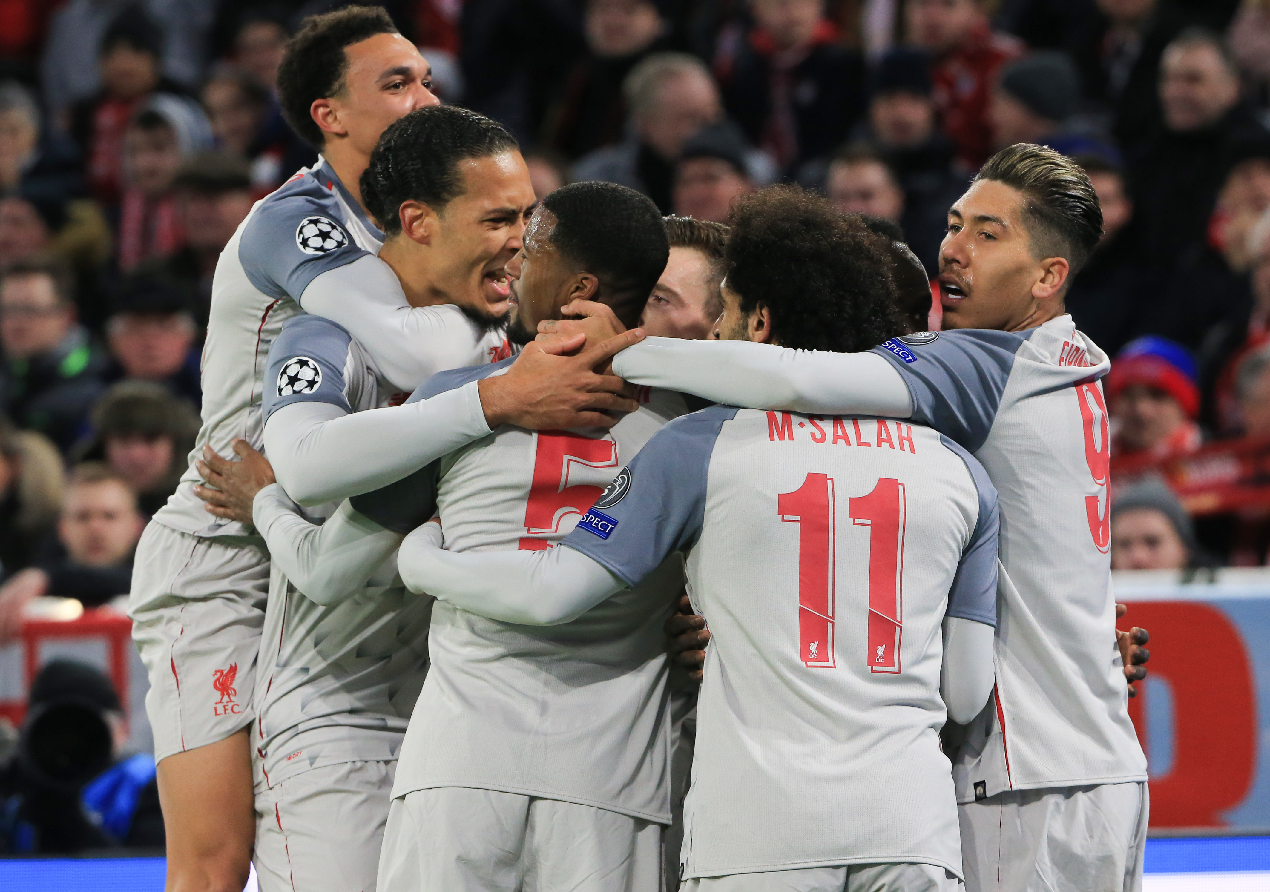 利物浦胜拜仁，锁定半决赛资格