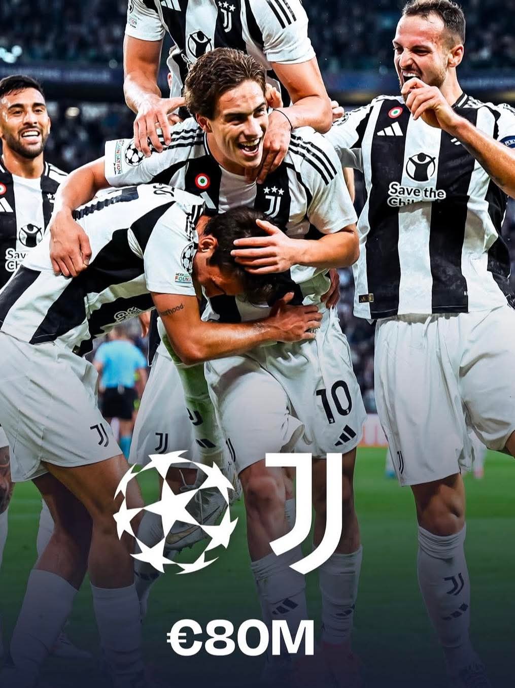 关于尤文图斯客场全胜，锁定小组第一！的信息