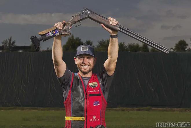 英国选手登顶射击比赛领奖台